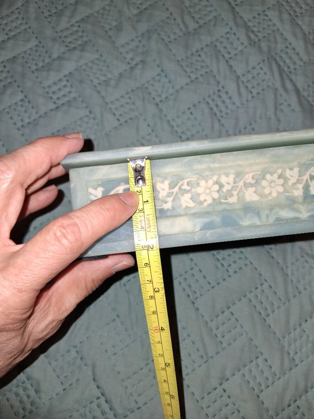 Incolay Stone Jewelry Box - Picture 7 of 8